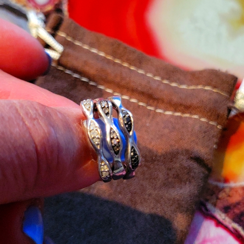 Diamond Stackable Rings - image 1